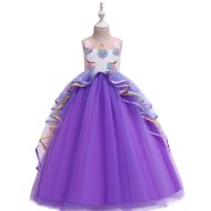 Unicorn kjole: Fluttershy - lilla